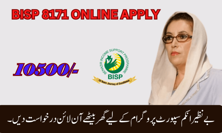 بے نظیر انکم سپورٹ پروگرام کے لیے گھر بیٹھے آن لائن درخواست دیں۔