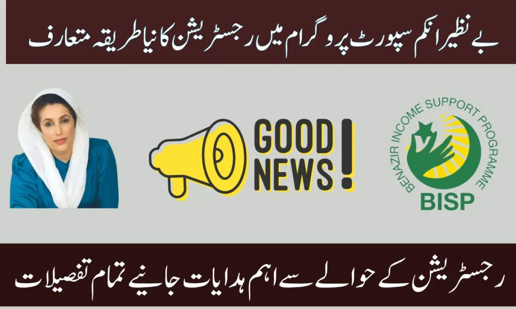 بے نظیر انکم سپورٹ پروگرام 8171 کے لیے آن لائن BISP پروگرام 8171 رجسٹریشن تمام نا اہل افراد کے لیے شروع ہو گئی ہے۔