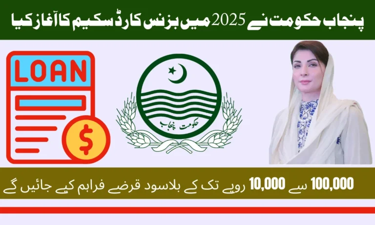 پنجاب حکومت نے بزنس کارڈ سکیم شروع کی ہے، جو نوجوانوں کو اپنے کاروبار کو بڑھانے اور انہیں مالی معاونت فراہم کرنے کا بہترین طریقہ فراہم کر رہی ہے۔