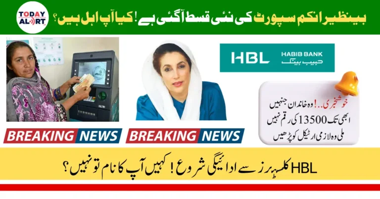 BISP 13500 Payment Distribution Process Via HBL Clusters