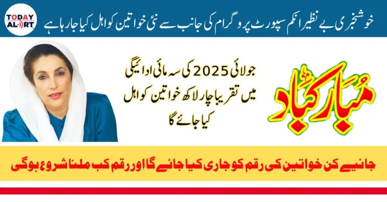 BISP 8171 July 2025 Payment Update For Recently Survey Women