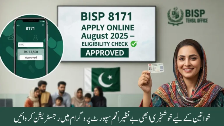 BISP 8171 Apply Online August 2025