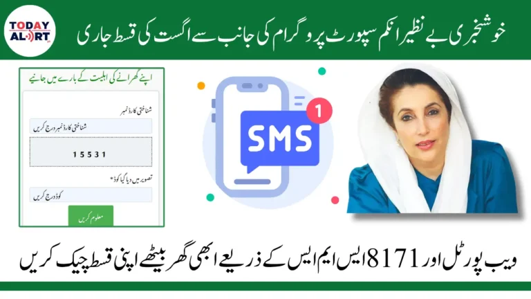 BISP 8171 August 2025 Payment Check Online Via Portal & SMS