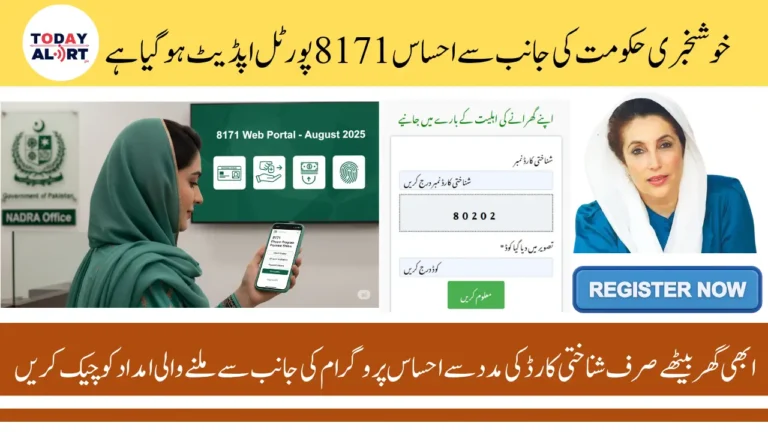 Ehsaas 8171 Web Portal August 2025 Payment and Registration Status
