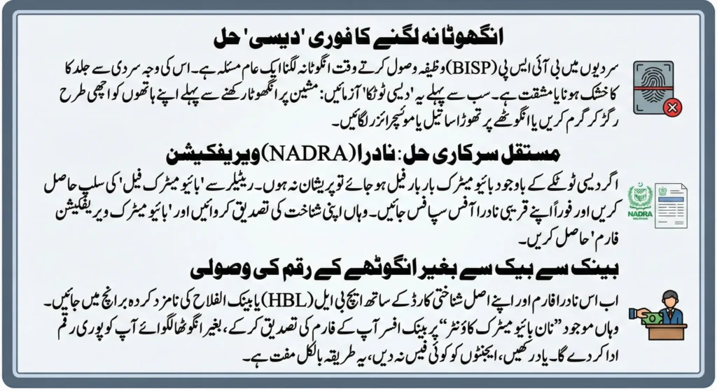 New BISP Biometric Update: Fingerprint Failure Solution 2026