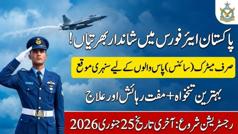 Pakistan Air Force PAF Jobs 2026 Online Apply